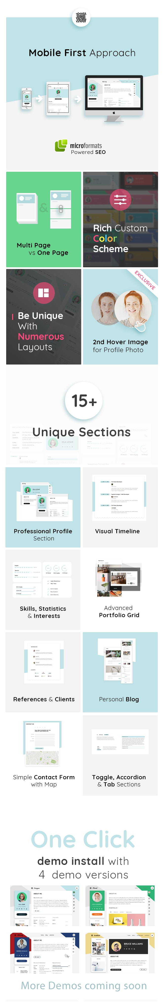 Certy - Resume, CV WordPress Theme