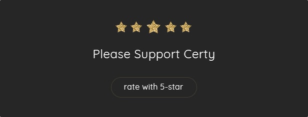 Please Rate Certy - Resume, CV WordPress Theme