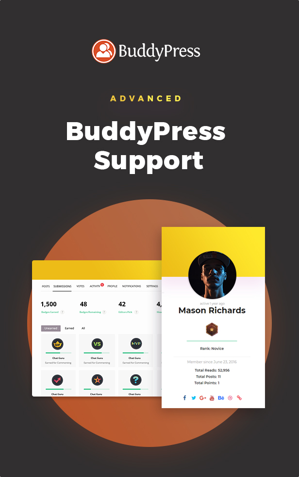 Compatibilidad mejorada con Buddypress